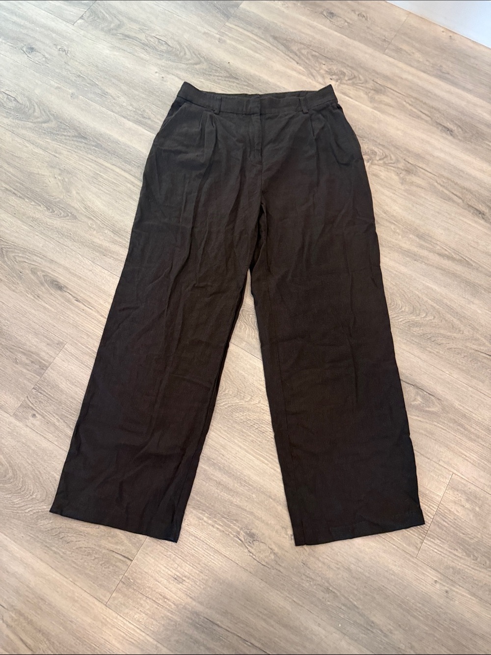 Dynamite Black Wide-Leg Trousers size 10